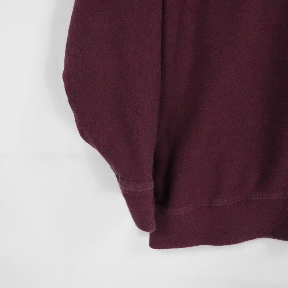 James Perse Sweater‎ Womens 0 Burgundy Pullover Crewneck Preppy Casual Lounge - Picture 7 of 15